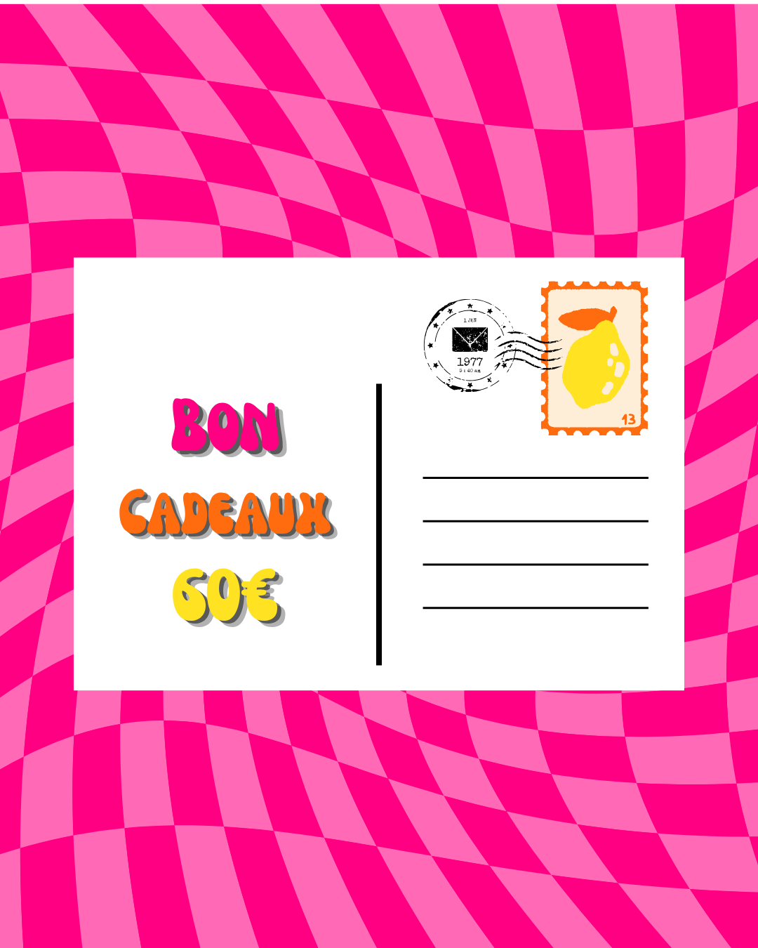Carte cadeau 60€