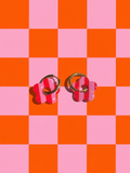 Rayures rose/rouge